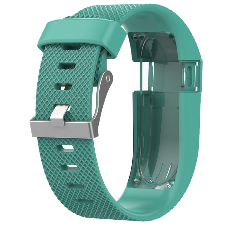 Vildt fantastisk Fitbit Charge HR Silikone Rem - Størrelse: L - Blå#serie_12