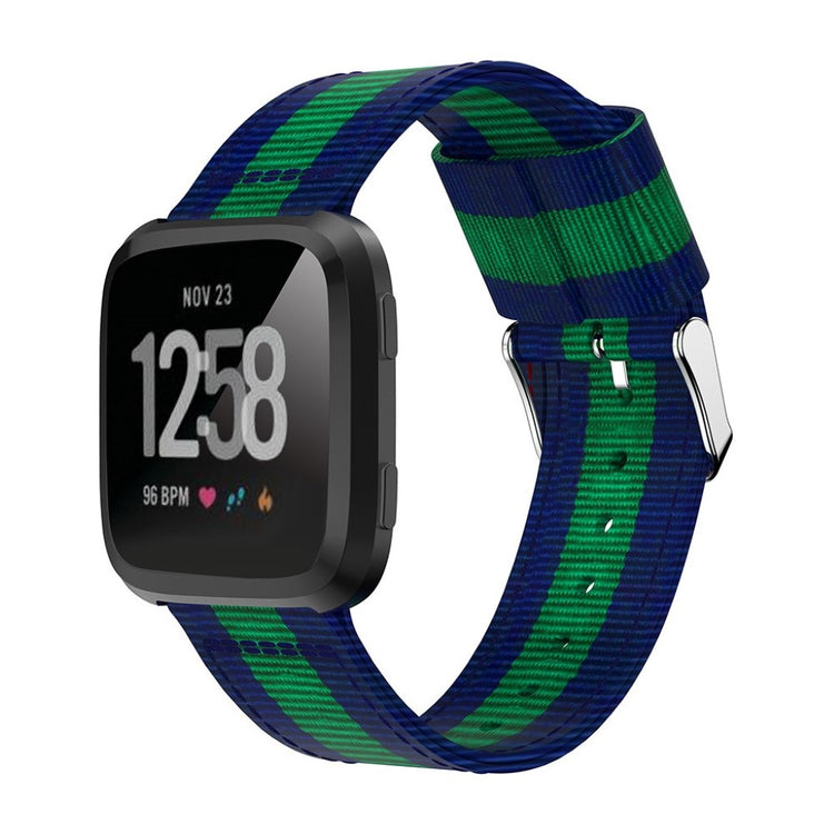 Nydelig Fitbit Versa Nylon Rem - Flerfarvet#serie_1