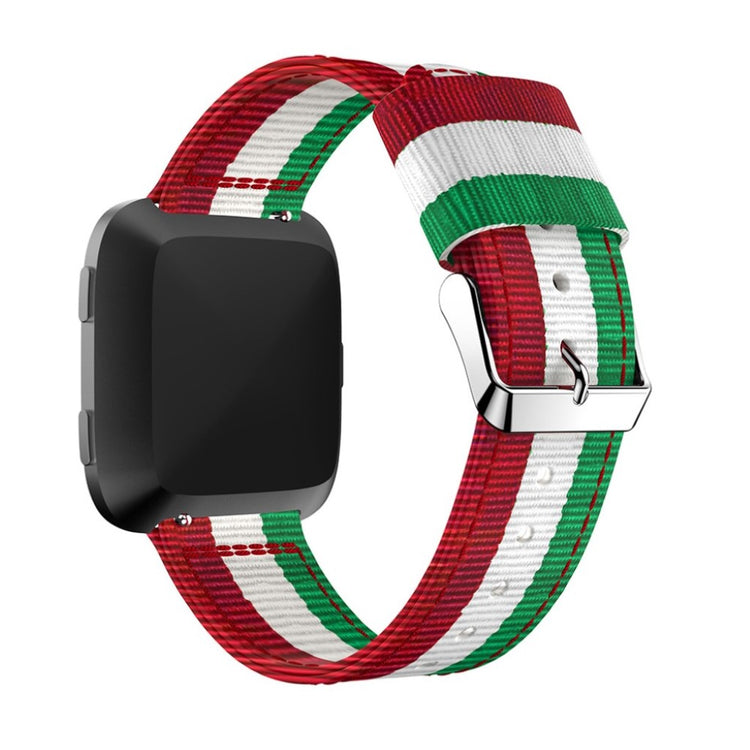 Nydelig Fitbit Versa Nylon Rem - Flerfarvet#serie_2