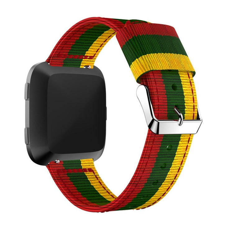 Nydelig Fitbit Versa Nylon Rem - Flerfarvet#serie_3