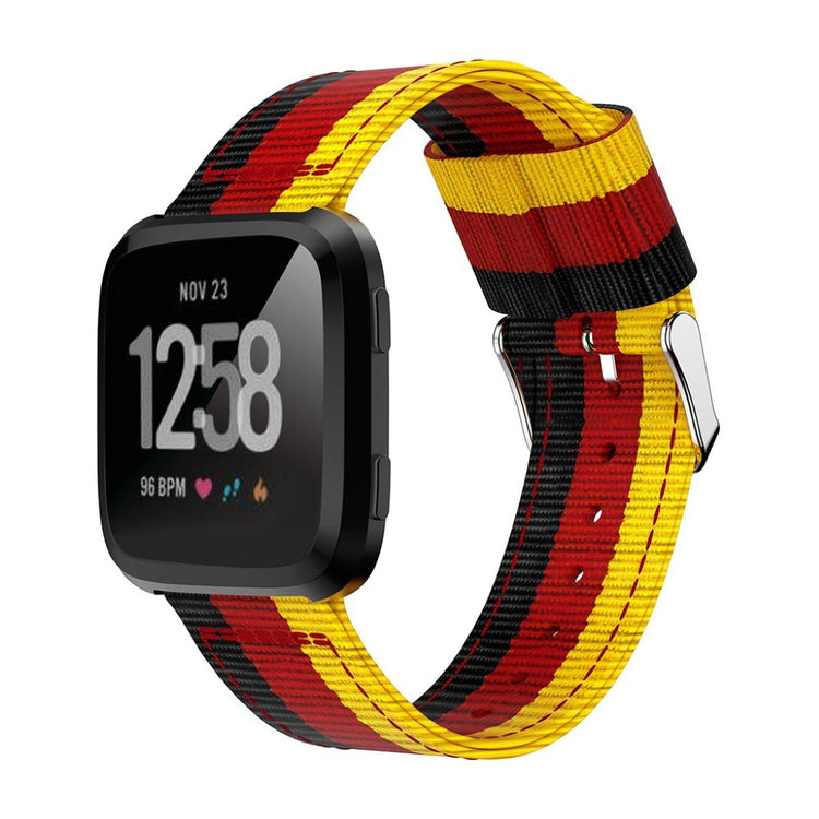 Nydelig Fitbit Versa Nylon Rem - Flerfarvet#serie_4