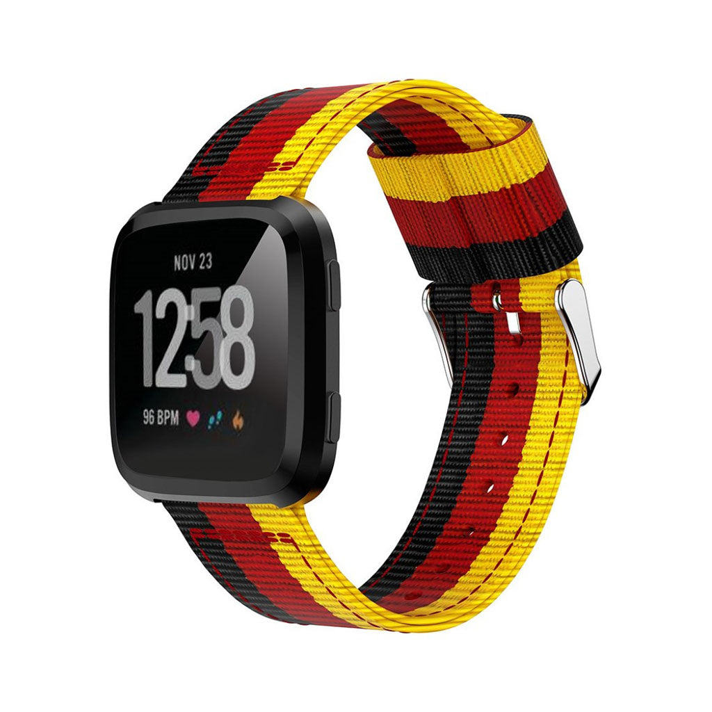 Nydelig Fitbit Versa Nylon Rem - Flerfarvet#serie_4