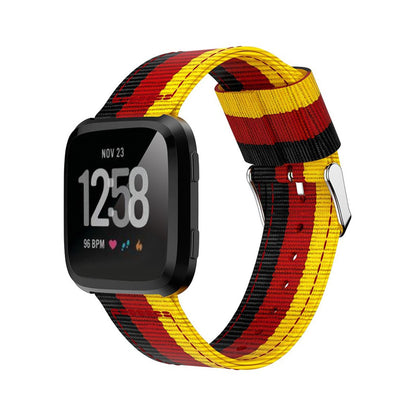 Nydelig Fitbit Versa Nylon Rem - Flerfarvet#serie_4