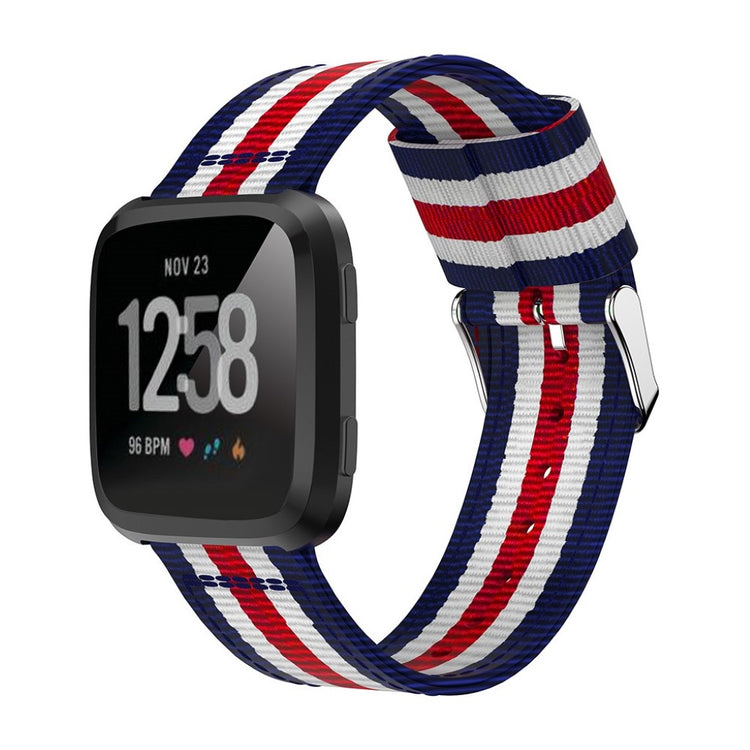 Nydelig Fitbit Versa Nylon Rem - Flerfarvet#serie_5