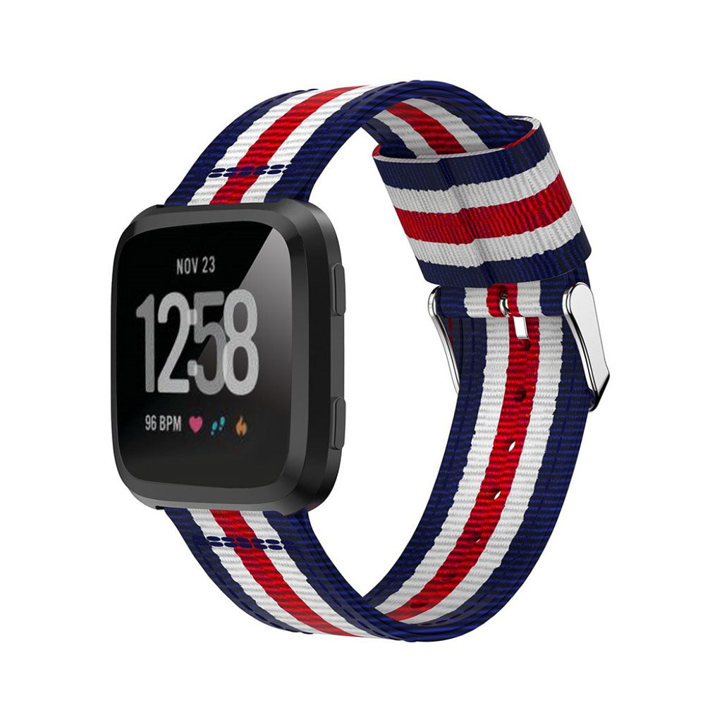 Nydelig Fitbit Versa Nylon Rem - Flerfarvet#serie_5