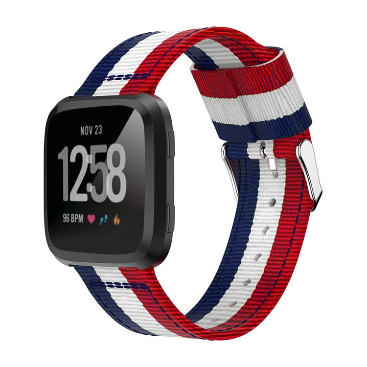 Nydelig Fitbit Versa Nylon Rem - Flerfarvet#serie_6