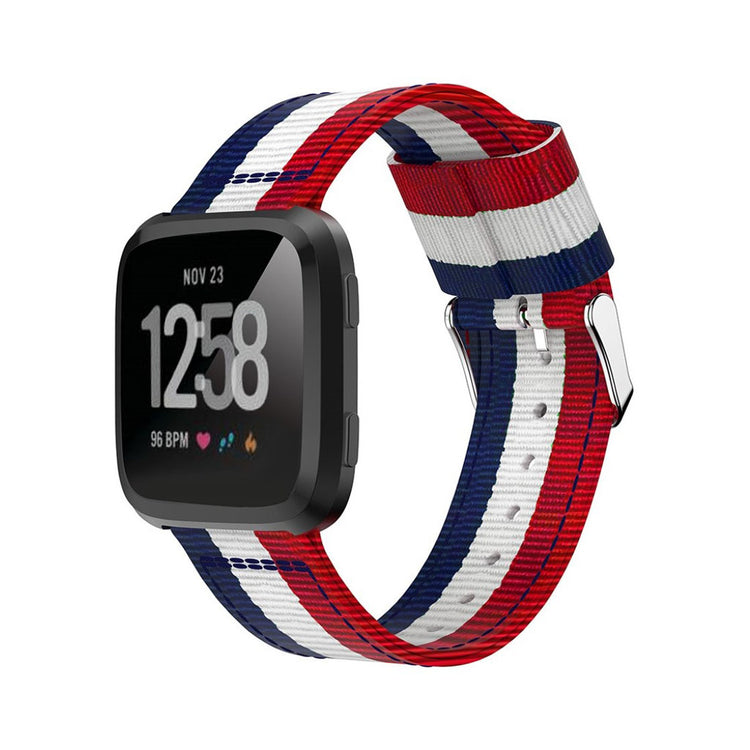 Nydelig Fitbit Versa Nylon Rem - Flerfarvet#serie_6