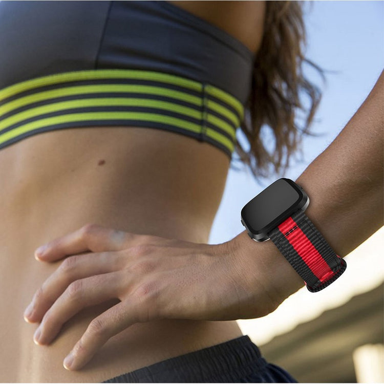 Nydelig Fitbit Versa Nylon Rem - Flerfarvet#serie_7