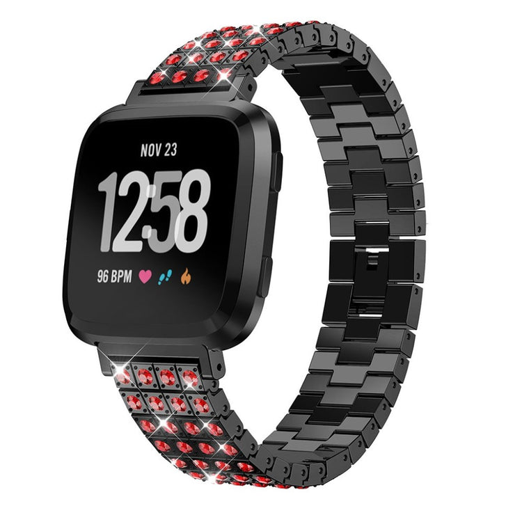 Smuk Fitbit Versa Metal Rem - Flerfarvet#serie_2
