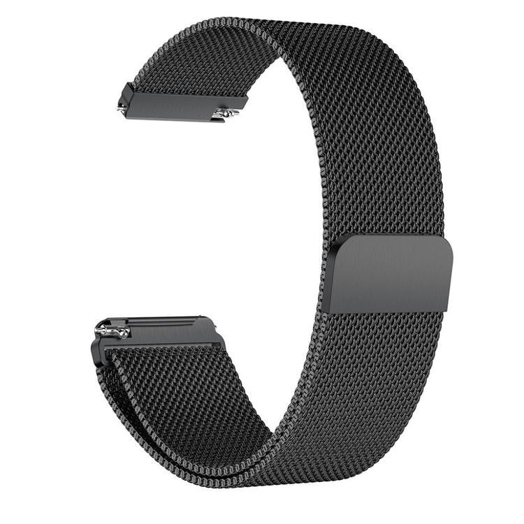 Rigtigt smuk Fitbit Versa Metal Rem - Sort#serie_3