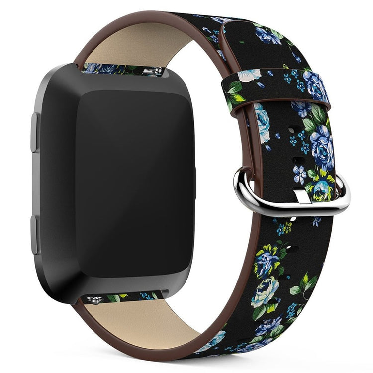 Vildt rart Fitbit Versa Ægte læder Rem - Flerfarvet#serie_1