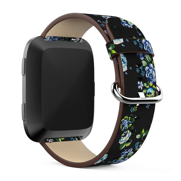 Vildt rart Fitbit Versa Ægte læder Rem - Flerfarvet#serie_1