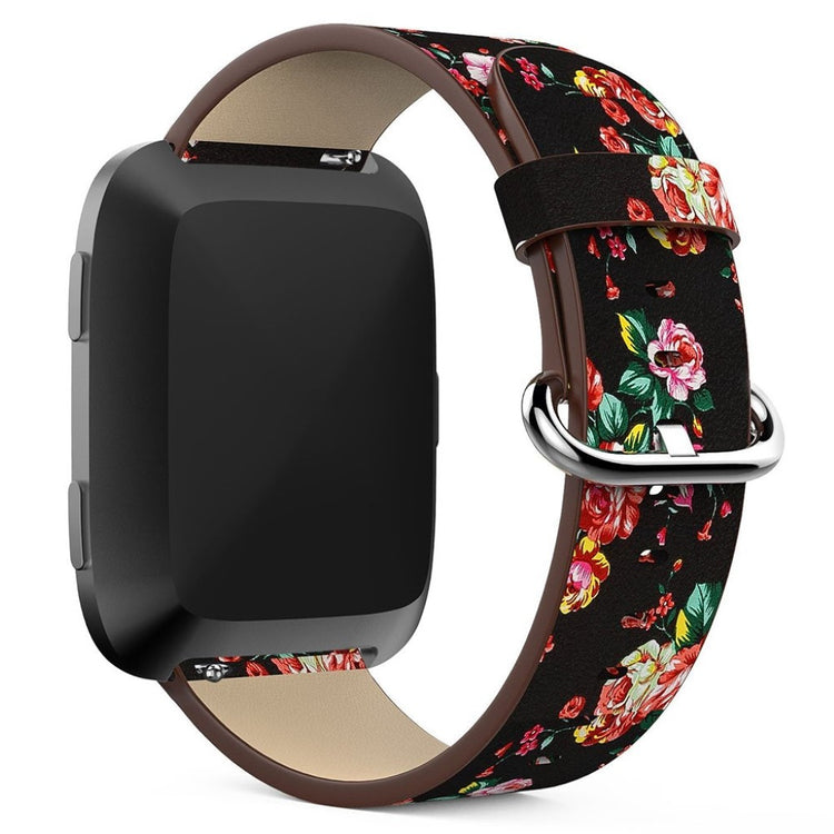 Vildt rart Fitbit Versa Ægte læder Rem - Flerfarvet#serie_2