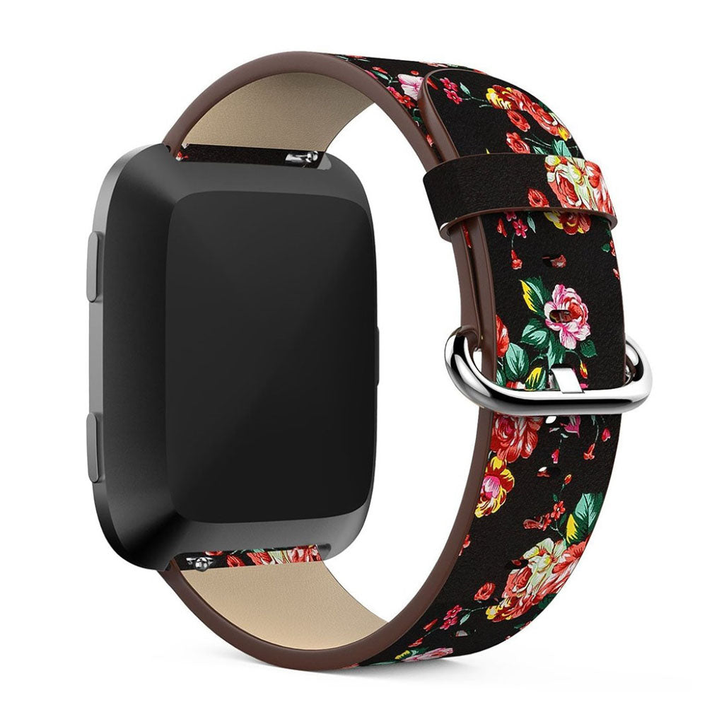 Vildt rart Fitbit Versa Ægte læder Rem - Flerfarvet#serie_2