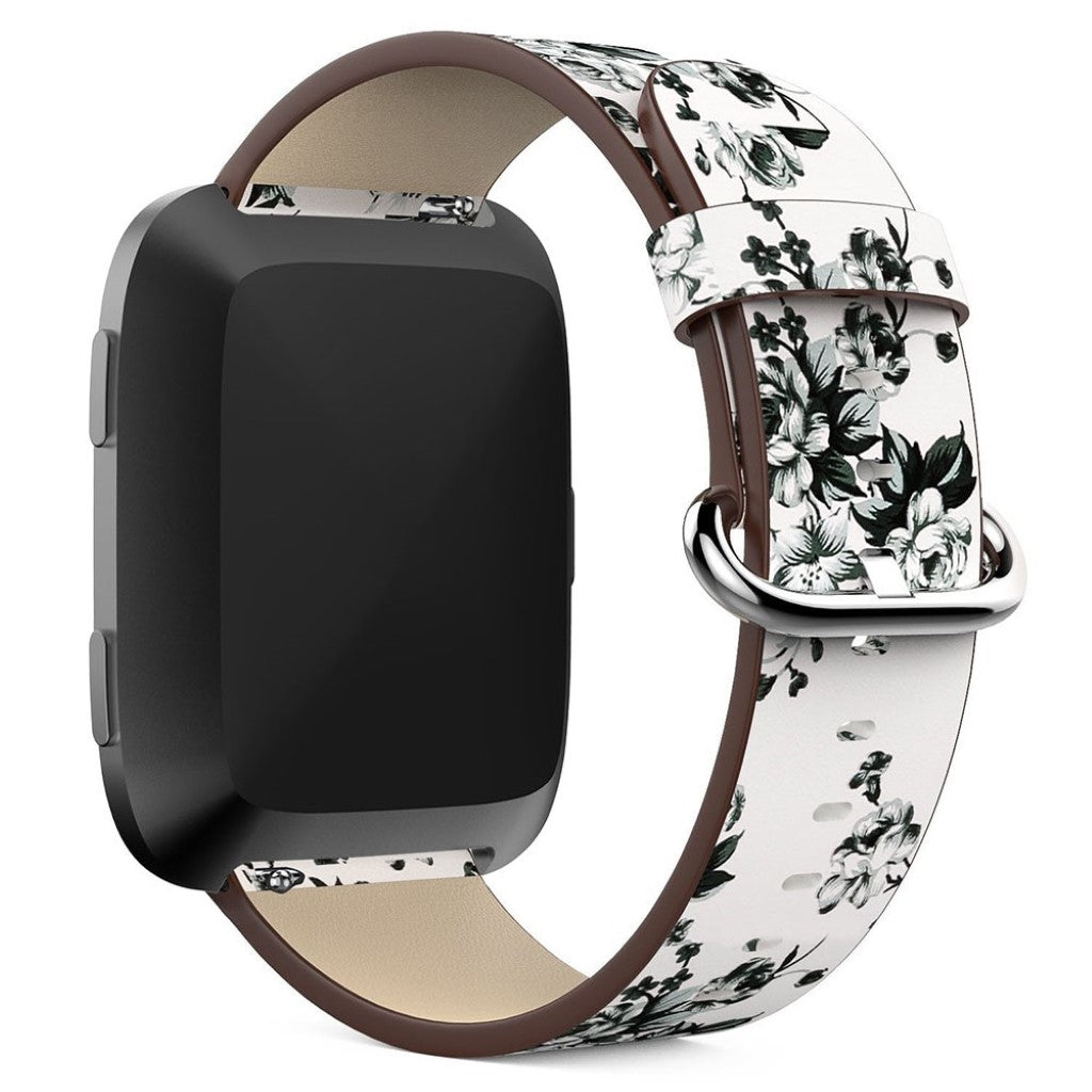 Vildt rart Fitbit Versa Ægte læder Rem - Flerfarvet#serie_4