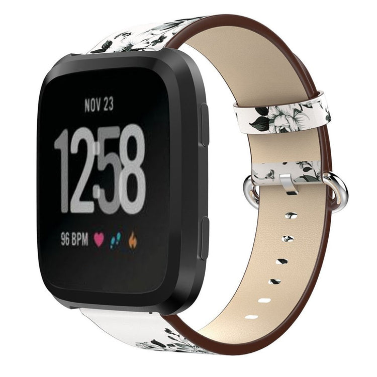 Vildt rart Fitbit Versa Ægte læder Rem - Flerfarvet#serie_4