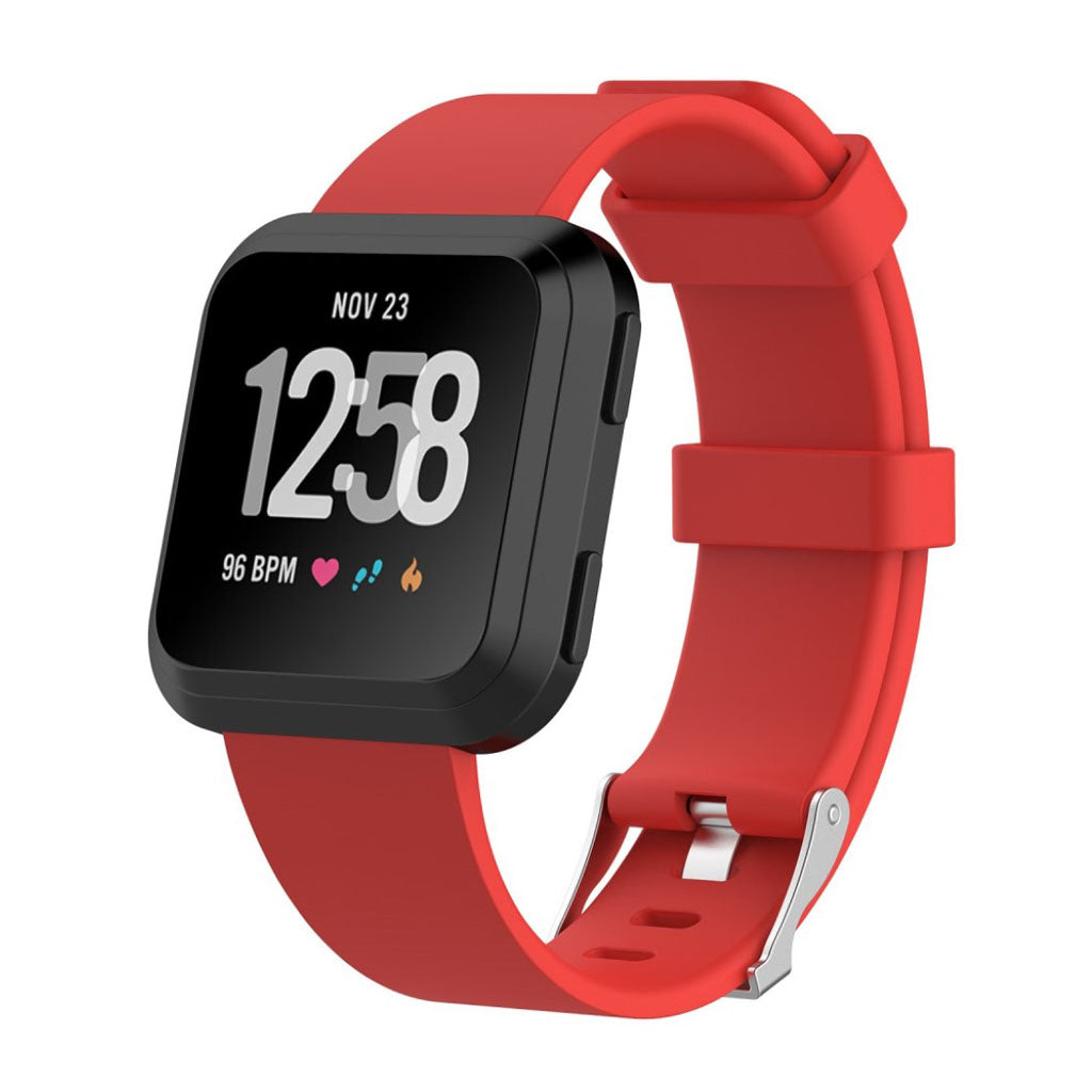 Helt vildt rart Fitbit Versa Plastik Rem - Rød#serie_10
