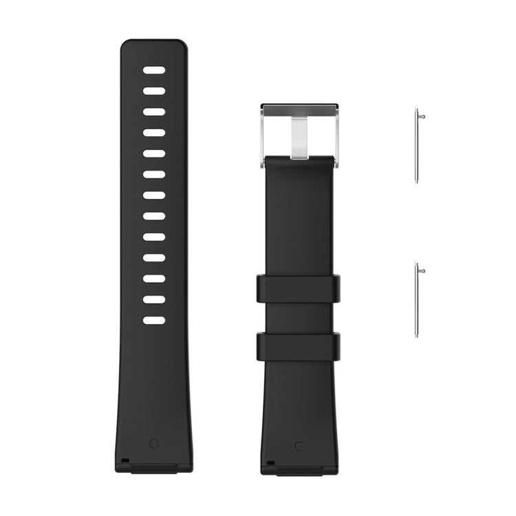 Helt vildt rart Fitbit Versa Plastik Rem - Sort#serie_13