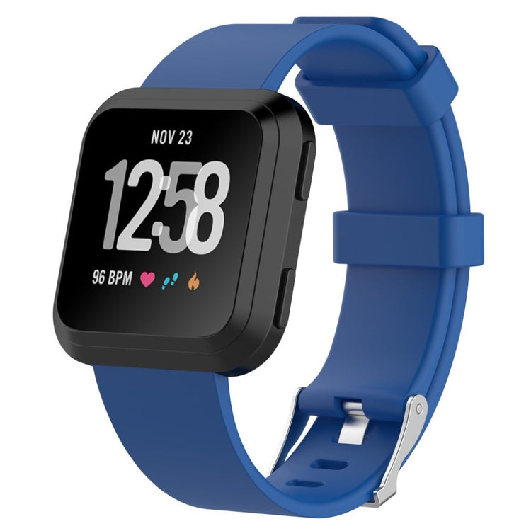 Helt vildt rart Fitbit Versa Plastik Rem - Blå#serie_3