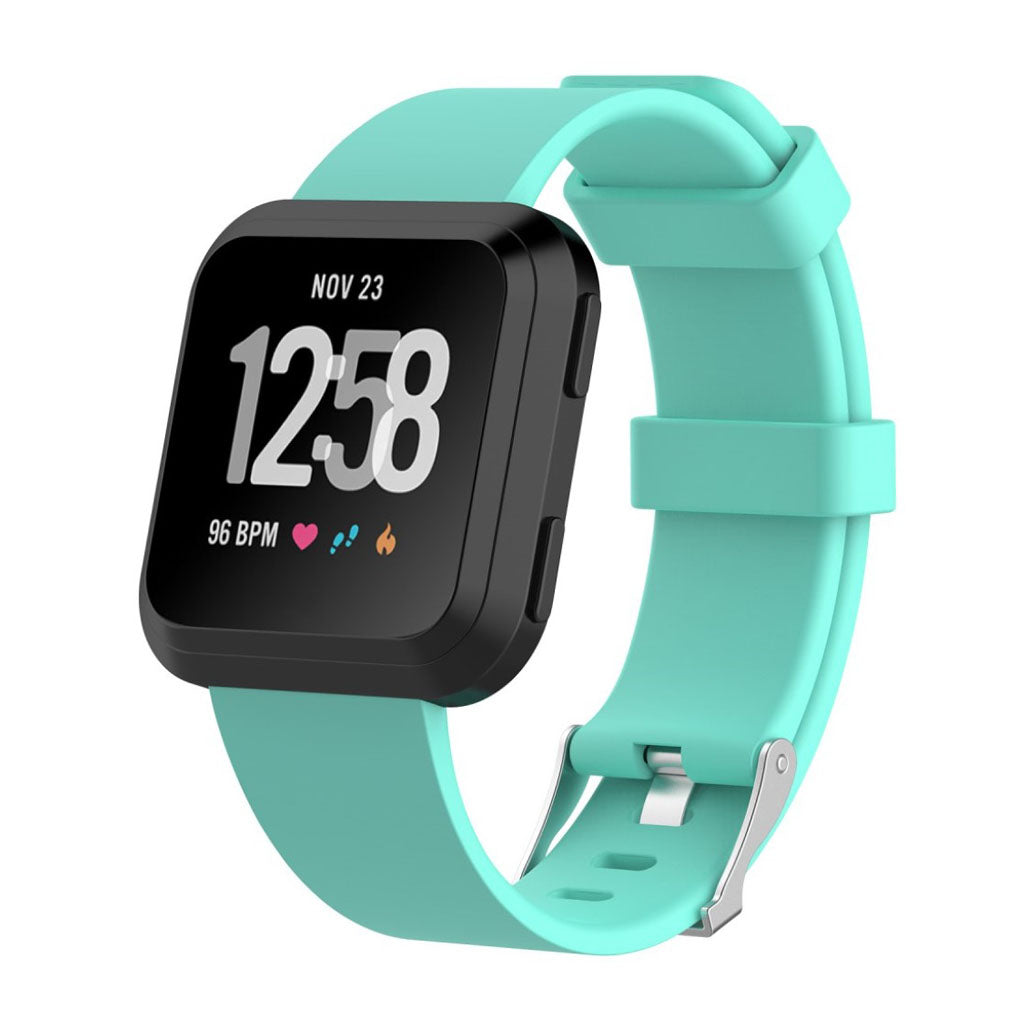 Helt vildt rart Fitbit Versa Plastik Rem - Grøn#serie_5