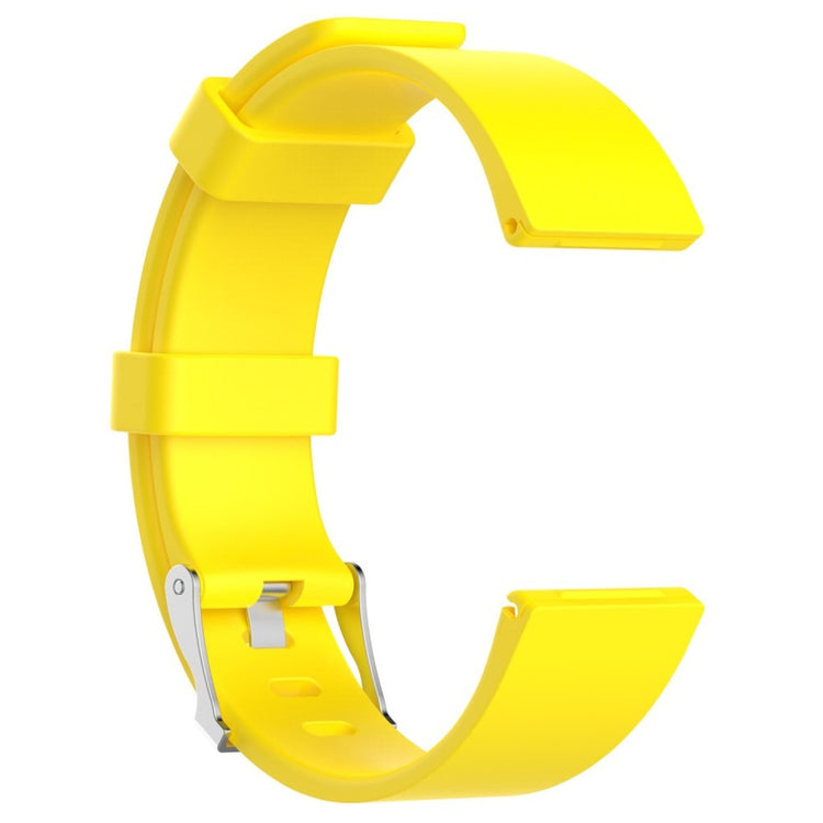 Helt vildt rart Fitbit Versa Plastik Rem - Gul#serie_7