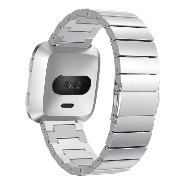 Rigtigt fint Fitbit Versa Metal Rem - Sølv#serie_1