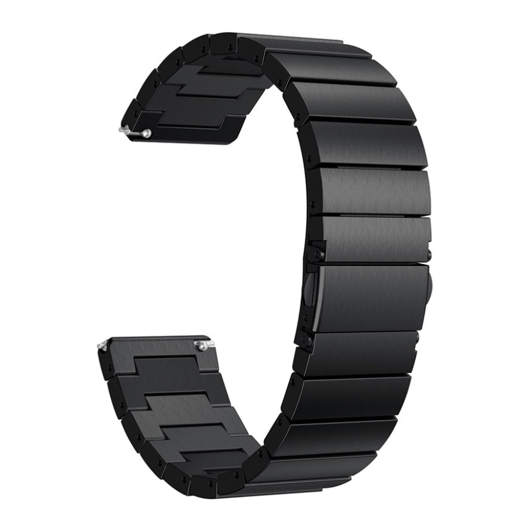Rigtigt fint Fitbit Versa Metal Rem - Sort#serie_2