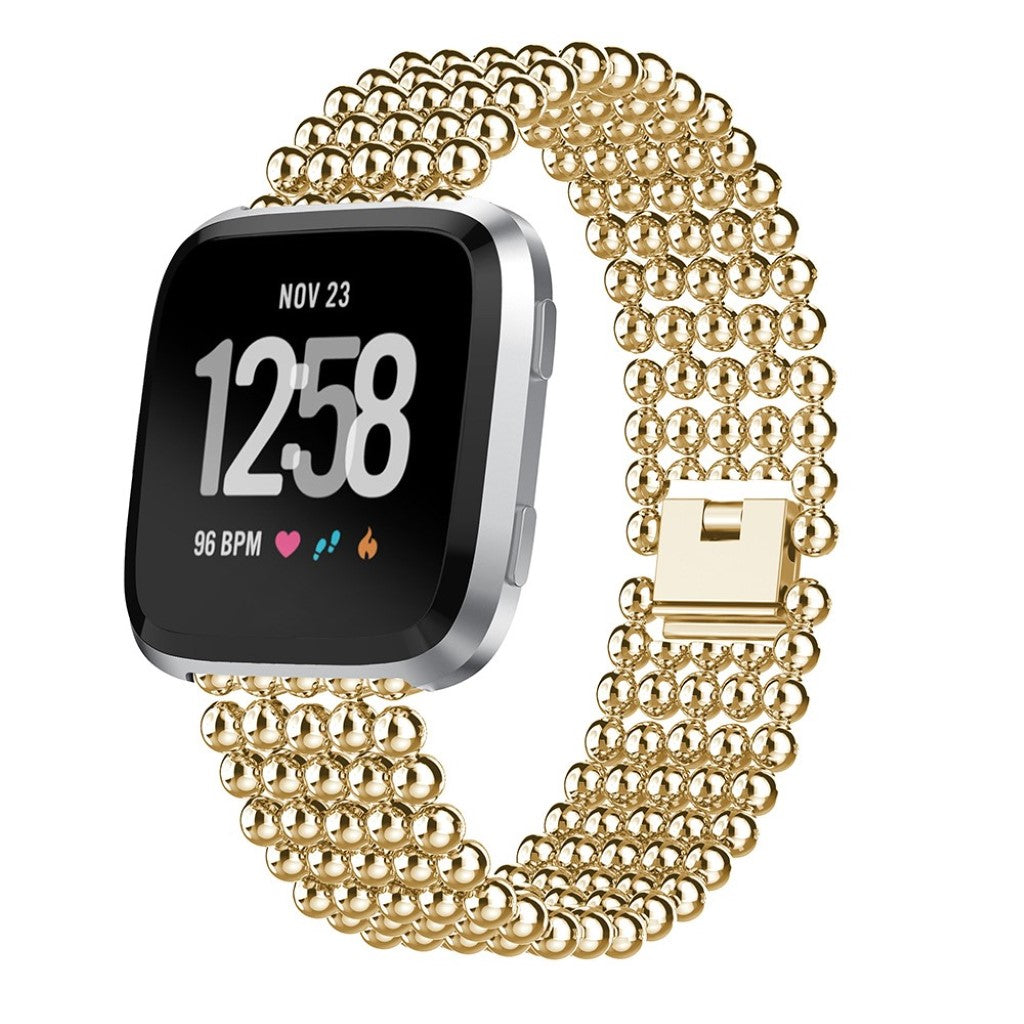 Mega smuk Fitbit Versa Metal Rem - Guld#serie_1