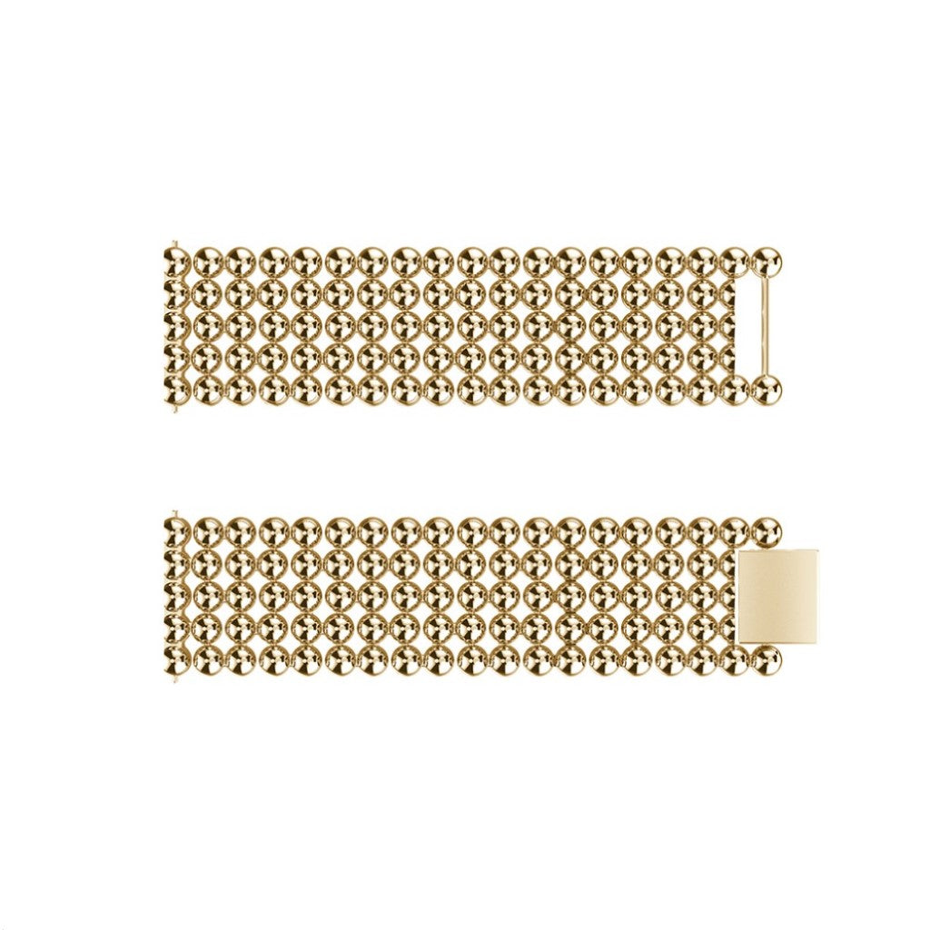 Mega smuk Fitbit Versa Metal Rem - Guld#serie_1