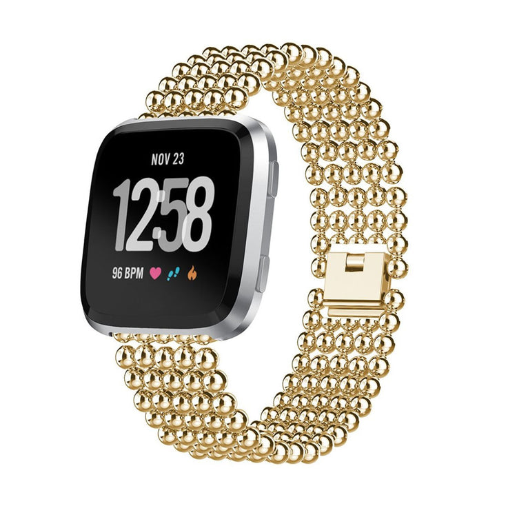 Mega smuk Fitbit Versa Metal Rem - Guld#serie_1