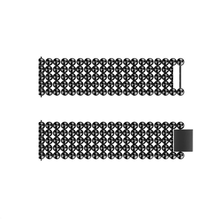 Mega smuk Fitbit Versa Metal Rem - Sort#serie_4