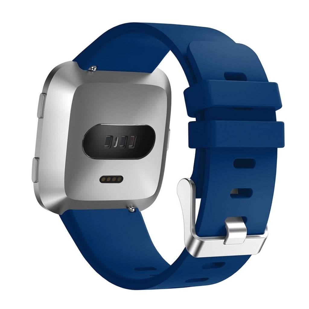 Vildt rart Fitbit Versa Silikone Rem - Blå#serie_2