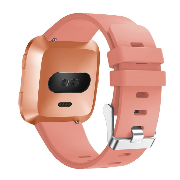 Vildt rart Fitbit Versa Silikone Rem - Pink#serie_3