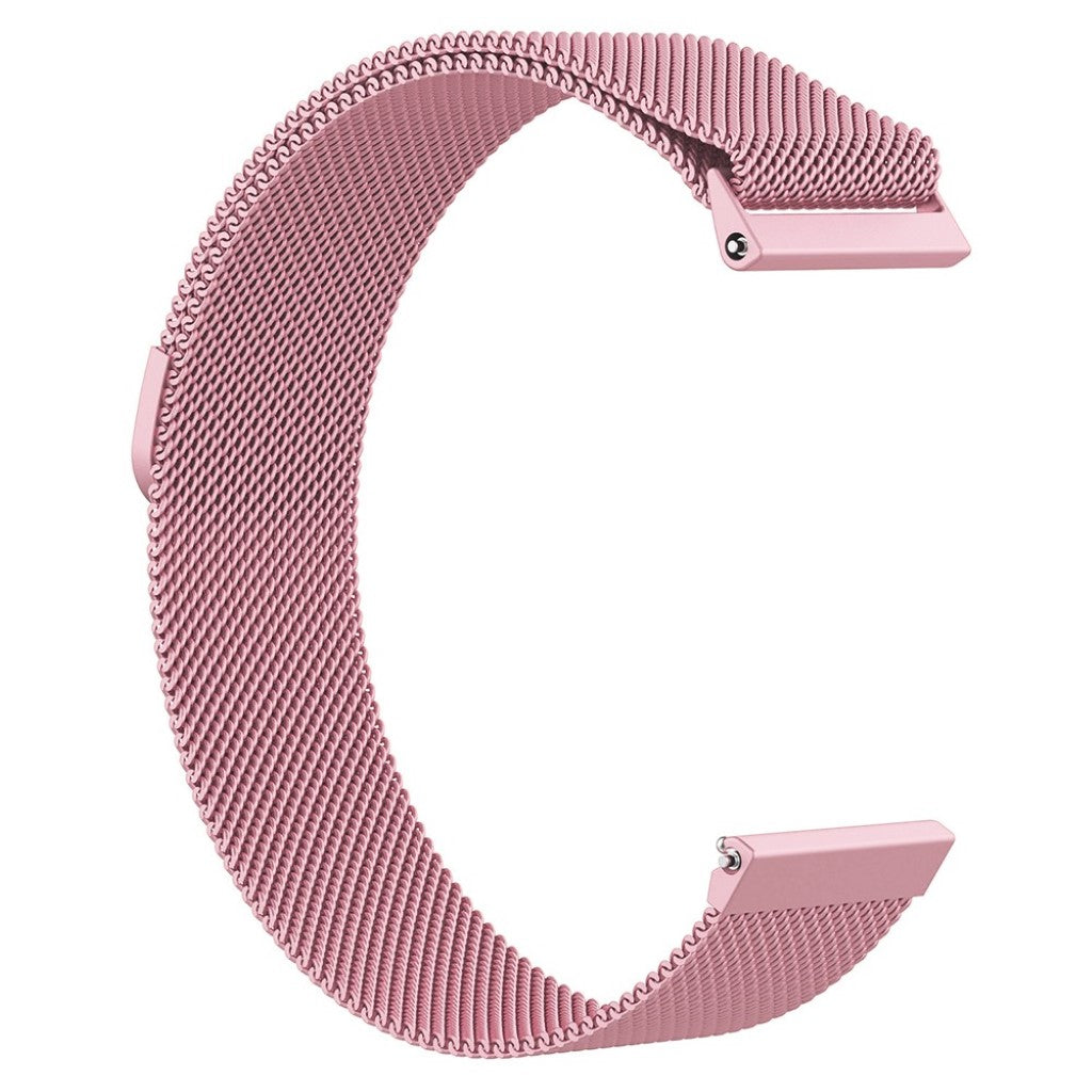 Vildt nydelig Fitbit Versa Metal Rem - Pink#serie_8