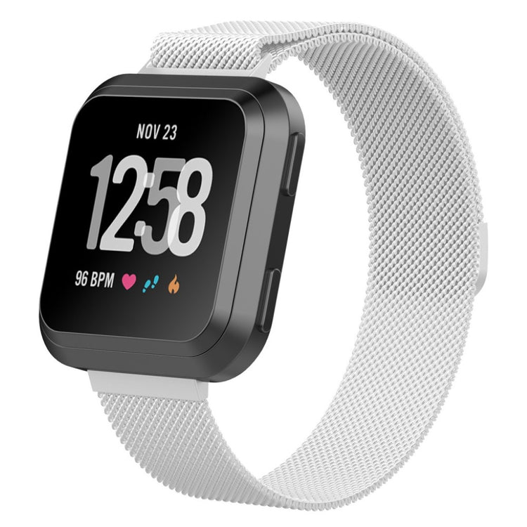 Vildt nydelig Fitbit Versa Metal Rem - Sølv#serie_9