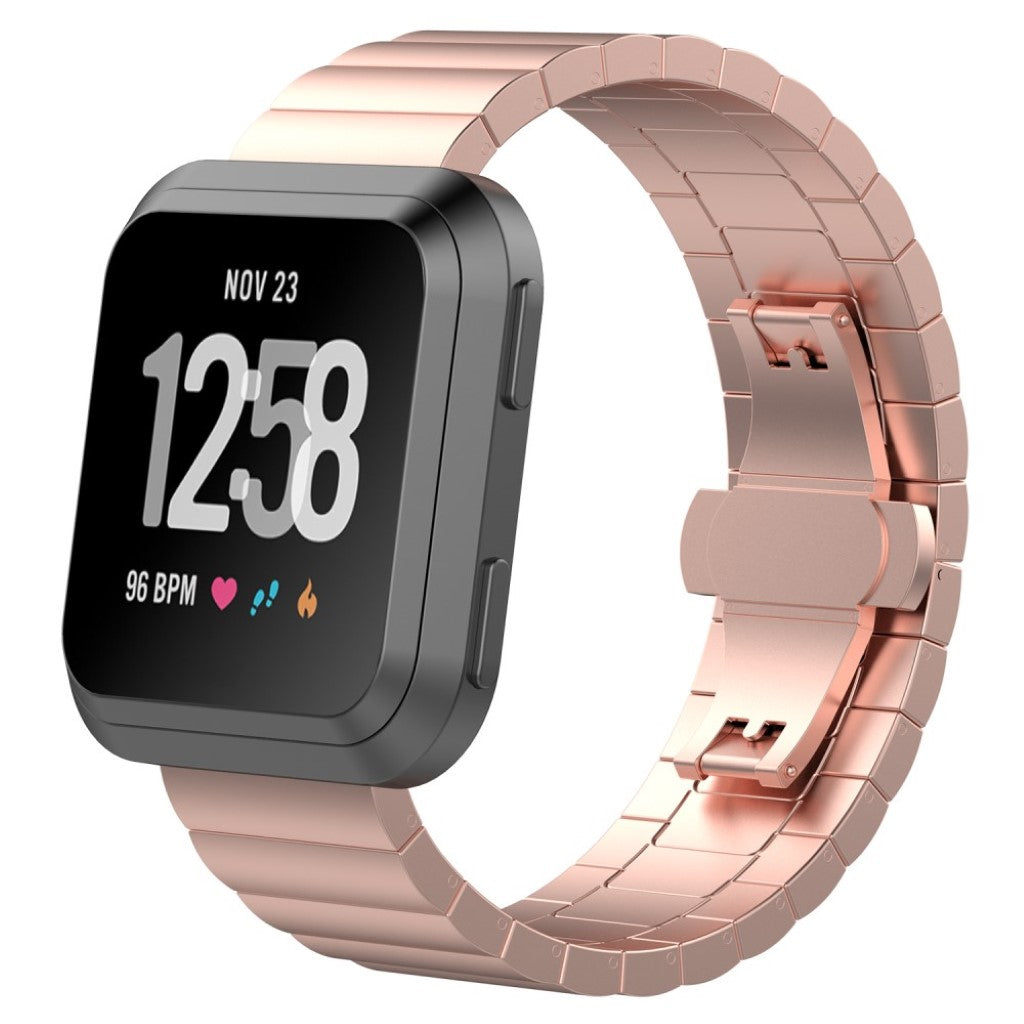 Super elegant Fitbit Versa Metal Rem - Flerfarvet#serie_3