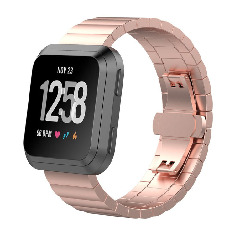 Super elegant Fitbit Versa Metal Rem - Flerfarvet#serie_3