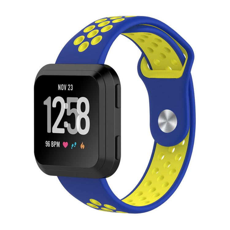 Vildt cool Fitbit Versa Silikone Rem - Flerfarvet#serie_3