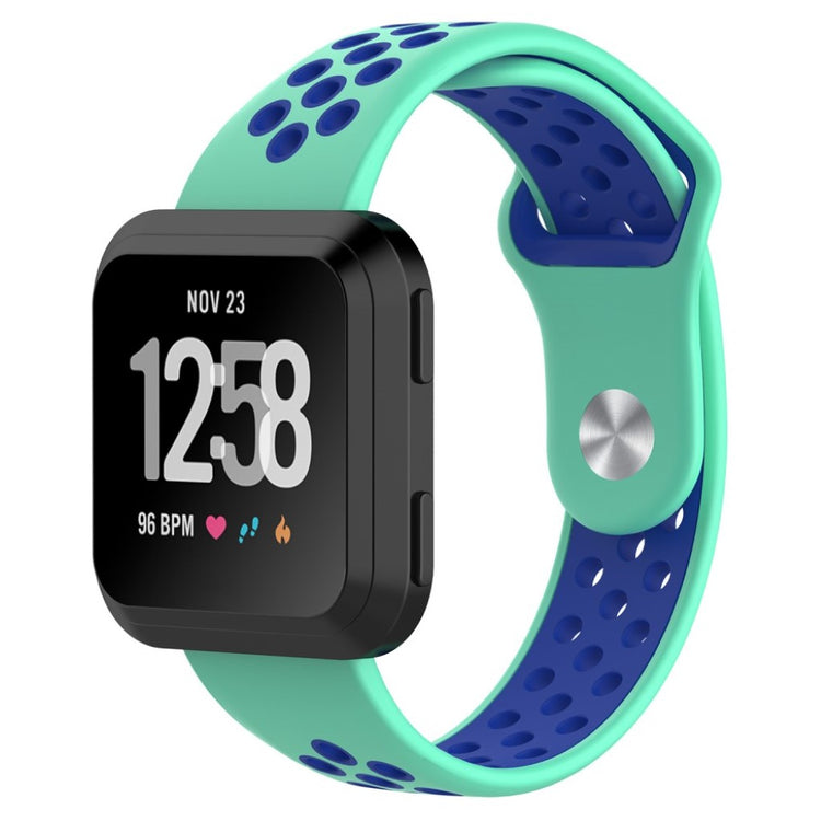 Vildt cool Fitbit Versa Silikone Rem - Flerfarvet#serie_5