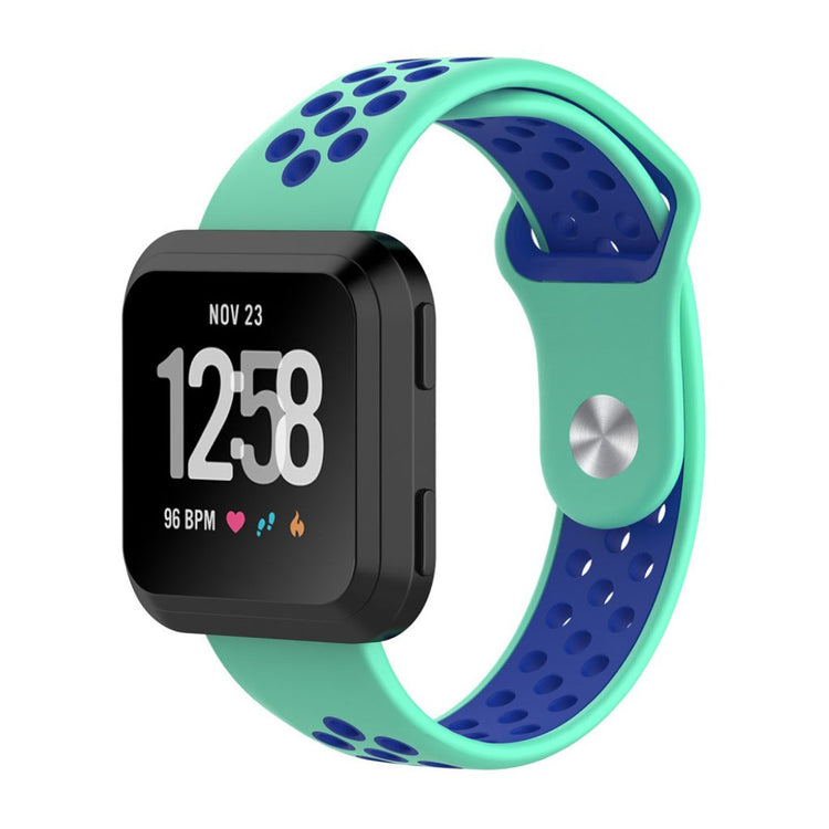 Vildt cool Fitbit Versa Silikone Rem - Flerfarvet#serie_5