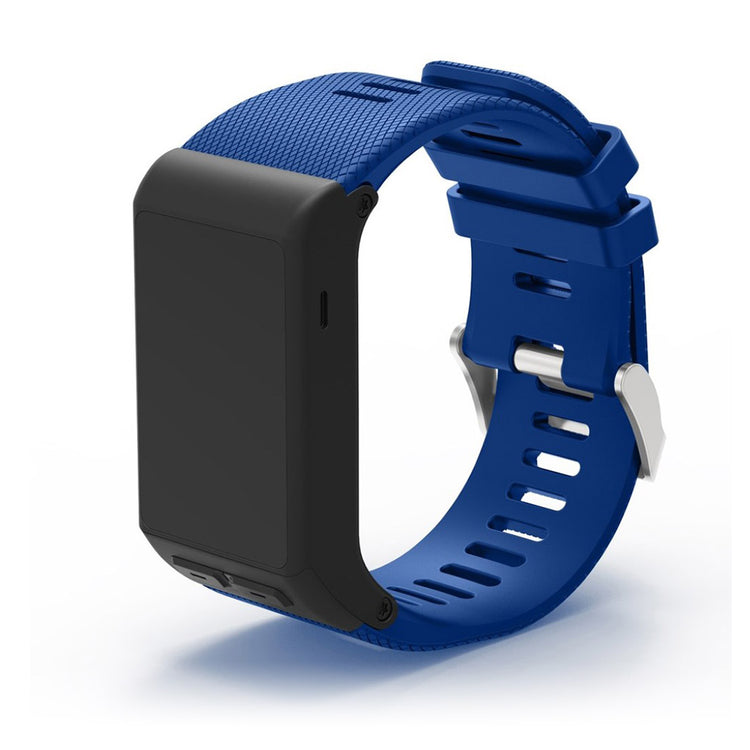 Rigtigt sejt Garmin Vivoactive HR Silikone Rem - Blå#serie_1