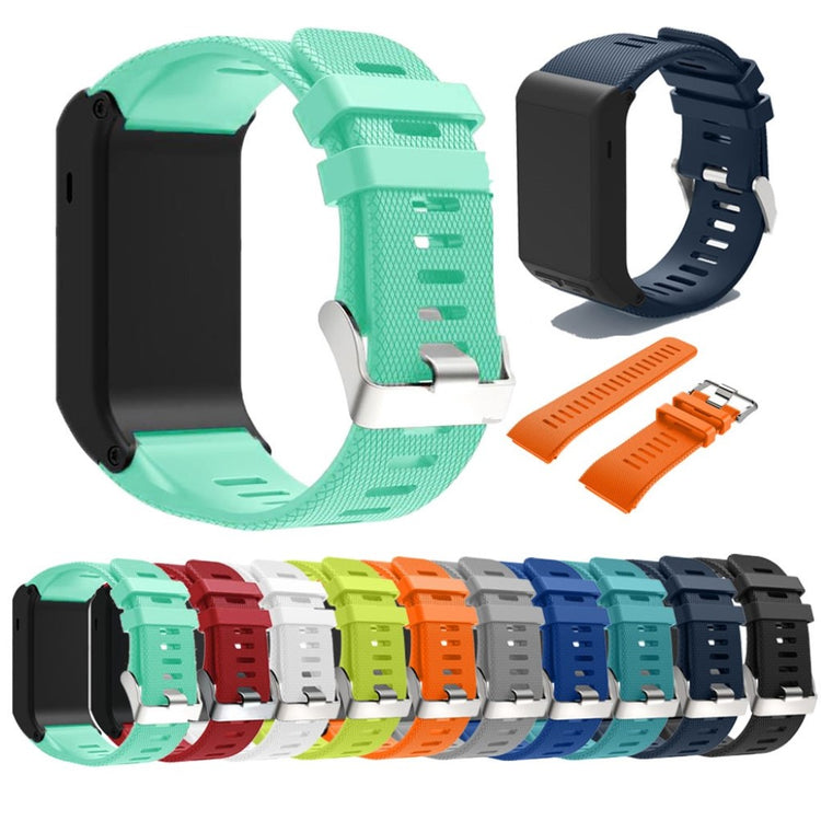 Rigtigt sejt Garmin Vivoactive HR Silikone Rem - Blå#serie_2