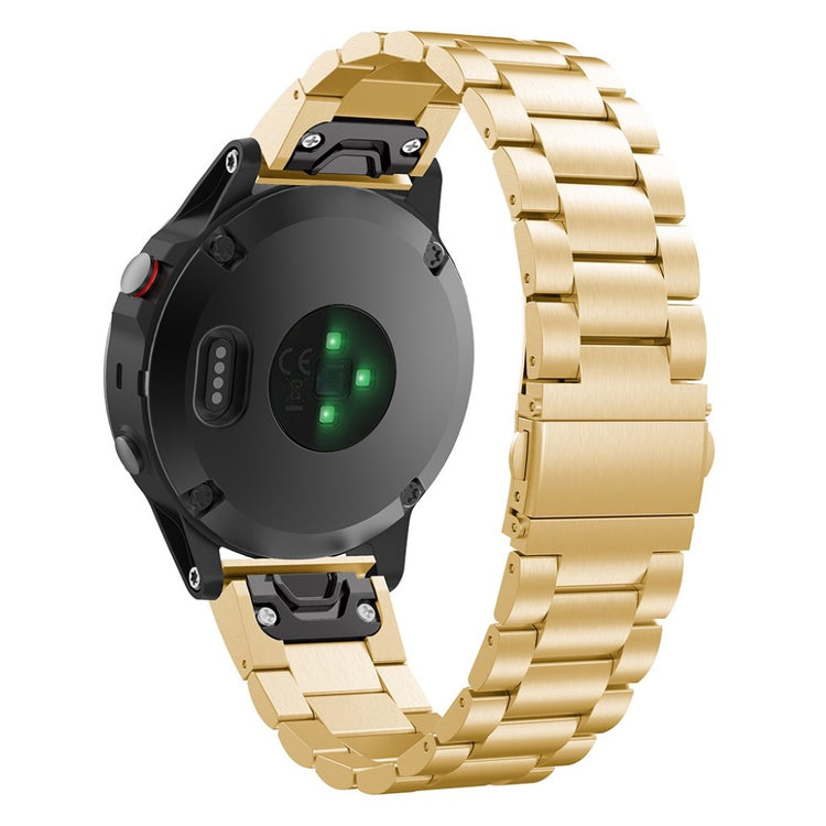 Mega kønt Garmin Fenix 5 Metal Rem - Guld#serie_2