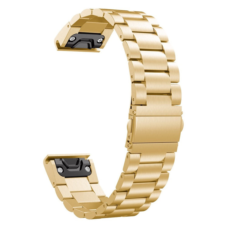 Mega kønt Garmin Fenix 5 Metal Rem - Guld#serie_2