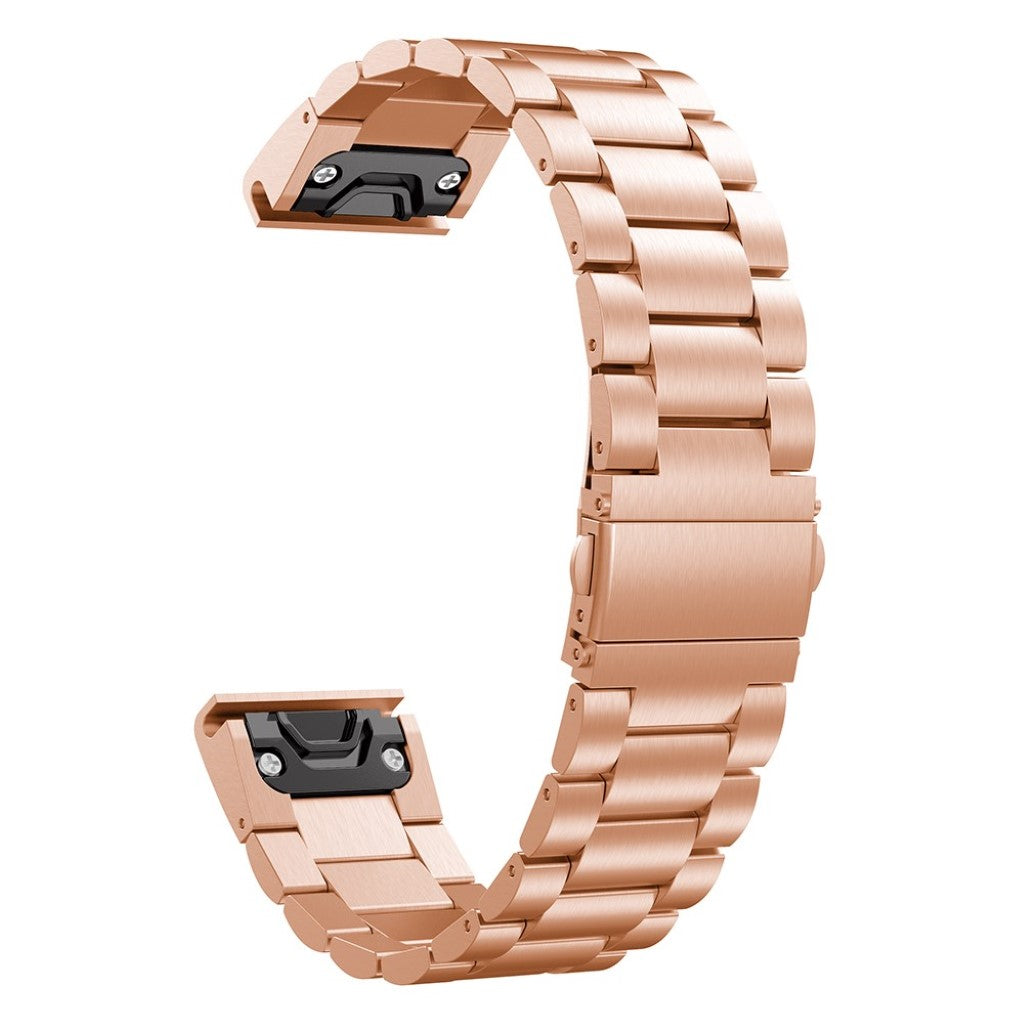 Mega kønt Garmin Fenix 5 Metal Rem - Pink#serie_3
