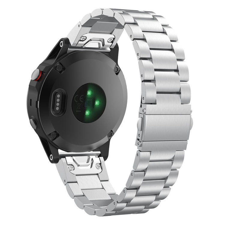 Mega kønt Garmin Fenix 5 Metal Rem - Sølv#serie_4
