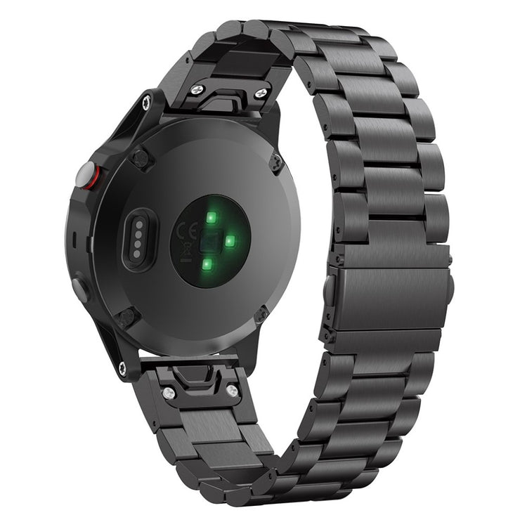 Mega kønt Garmin Fenix 5 Metal Rem - Sort#serie_5
