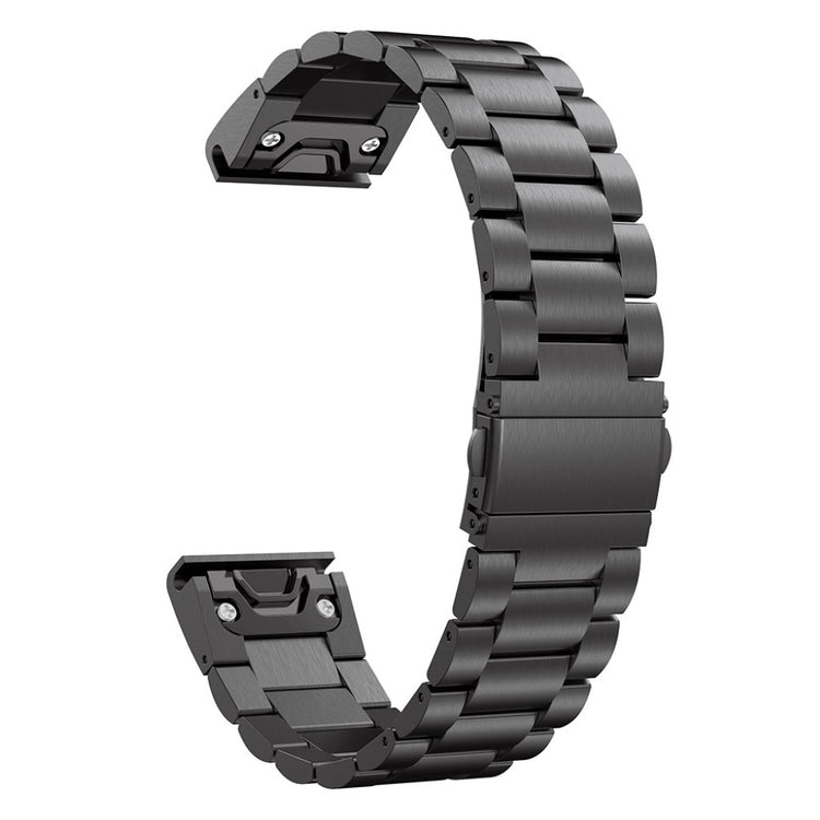 Mega kønt Garmin Fenix 5 Metal Rem - Sort#serie_5