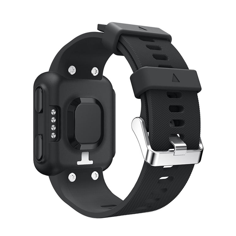 Rigtigt fed Garmin Forerunner 35 Silikone Rem - Sort#serie_8