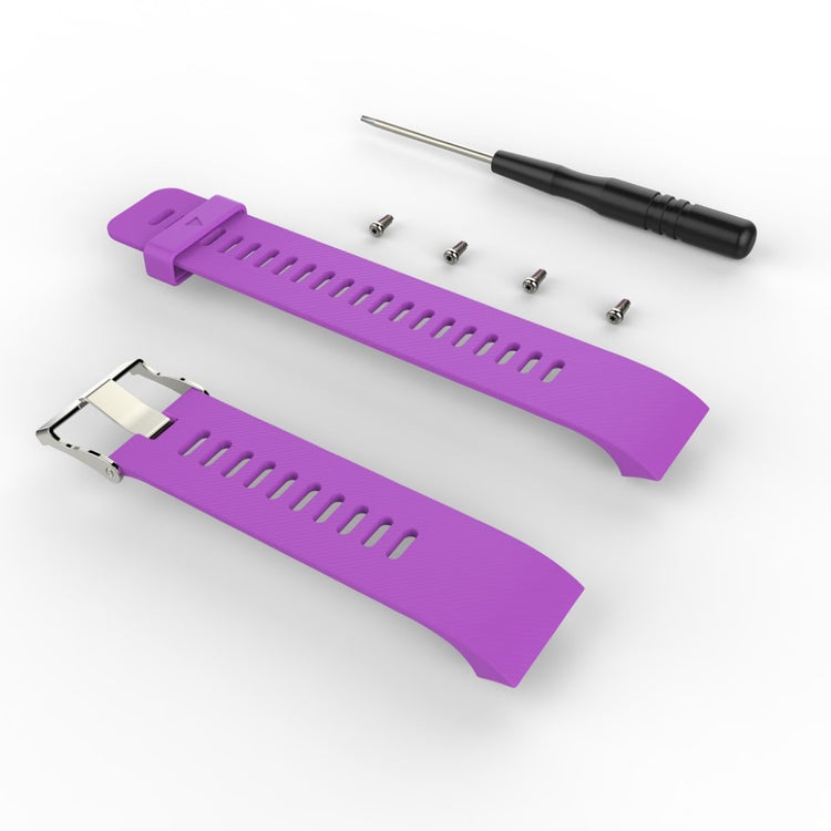 Meget smuk Garmin Forerunner 35 Silikone Rem - Lilla#serie_1